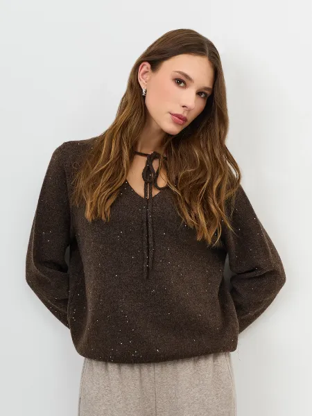 Джемпер с мерцающим люрексом SAVAGE 4399₽