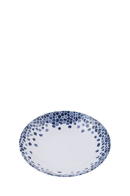 Тарелка суповая фарфоровая с принтом Mosaico Blu COINCASA 967₽