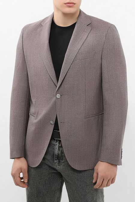 Пиджак шерстяной однобортный BOSS 35482₽