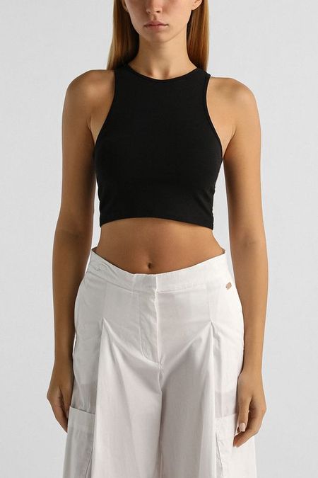 Топ хлопковый без рукавов укороченный Baby Angel 742₽