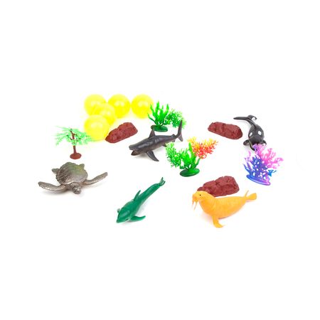 Набор фигурок Морские животные 5шт 600₽