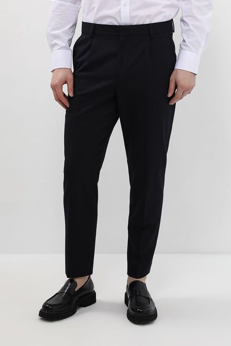 Брюки из эластичного твила с добавлением шерсти BOSS 14325₽