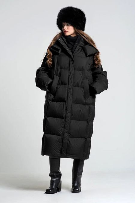 Пуховик удлиненный оверсайз ALBERELLO 36500₽