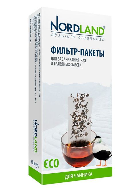 Фильтр-пакеты для заваривания чая NORDLAND 370₽