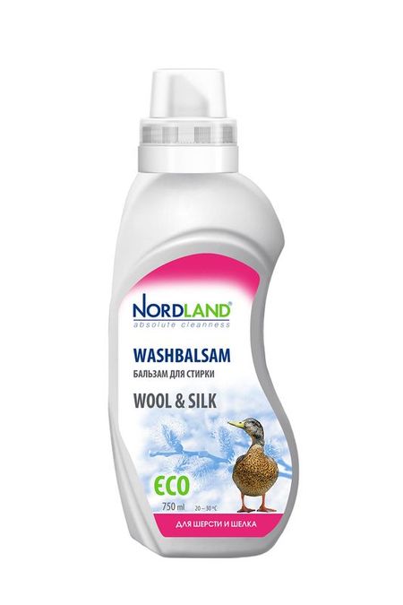 Бальзам для стирки шерсти и шелка 750 мл NORDLAND 590₽