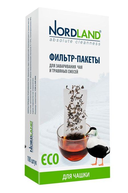 Фильтр-пакеты для заваривания чая NORDLAND 290₽