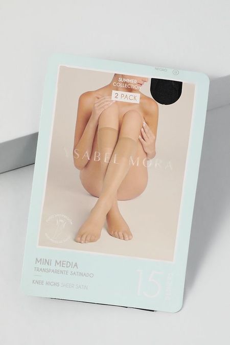 Набор из двух пар капроновых гольф 15 den Ysabel Mora 517₽