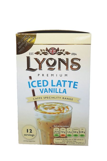 Кофе растворимый Premium Iced Latte Vanilla Lyons 350₽