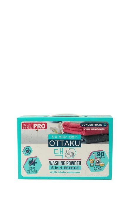 Концентрированный стиральный порошок с пятновыводителем 5в1 Effect 27кг Ottaku 2090₽