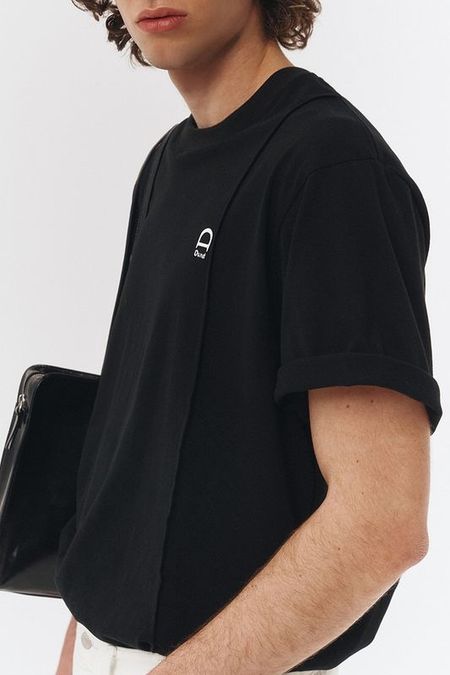 Футболка хлопковая с логотипом Dunst