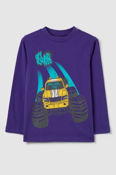 Лонгслив хлопковый с принтом OVS 667₽