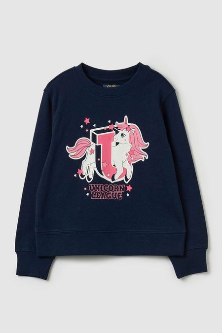 Свитшот хлопковый с принтом OVS 890₽