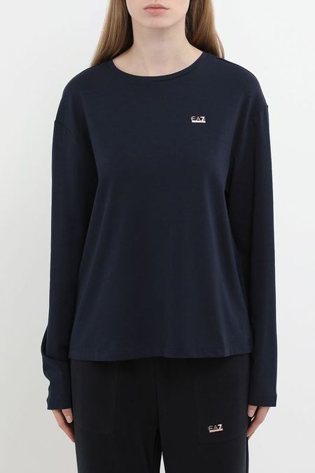 Лонгслив хлопковый Ea7
