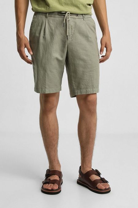 Шорты из льна и хлопка на кулиске Bugatti 6607₽