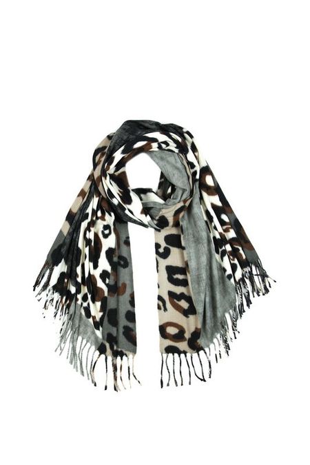 Палантин с добавлением шерсти с принтом Mellizos