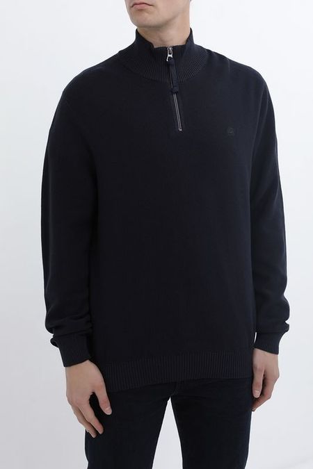 Пуловер хлопковый с воротником на молнии LERROS 5990₽