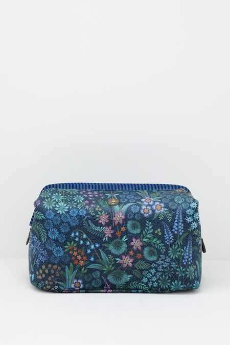 Косметичка с принтом Querida Velvet Dark Blue Pip Studio