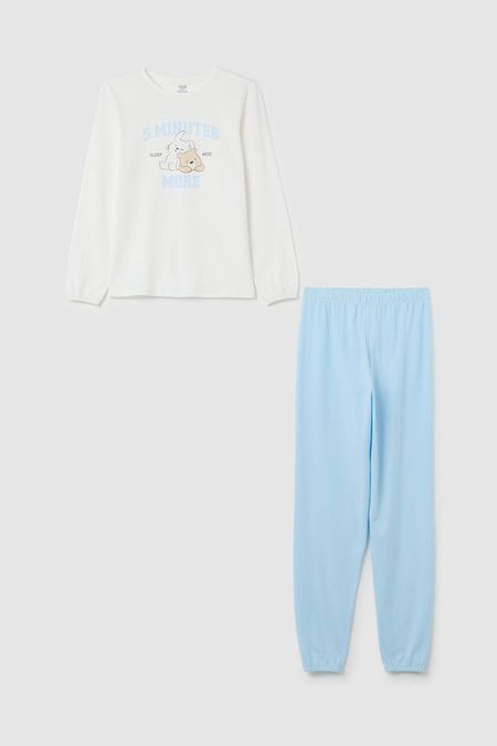 Пижама хлопковая с принтом OVS 1090₽