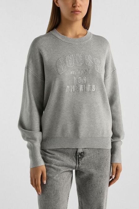 Свитшот с логотипом из страз Guess 9742₽
