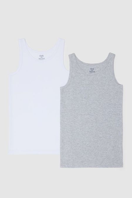 Набор из 2 хлопковых маек OVS 967₽