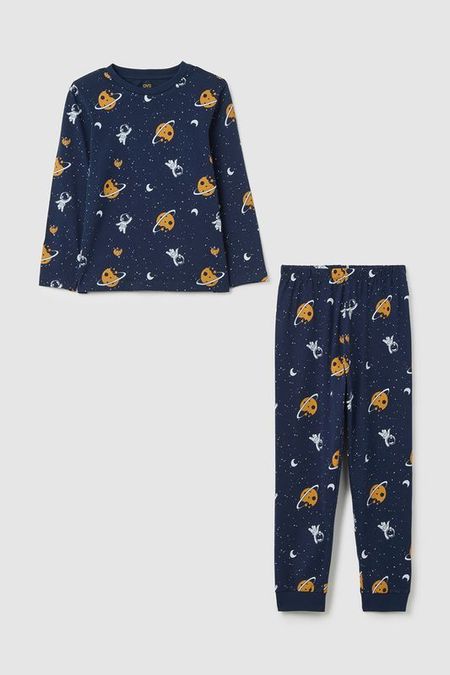 Пижама хлопковая с принтом OVS 890₽