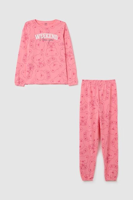 Пижама хлопковая с принтом OVS 1090₽