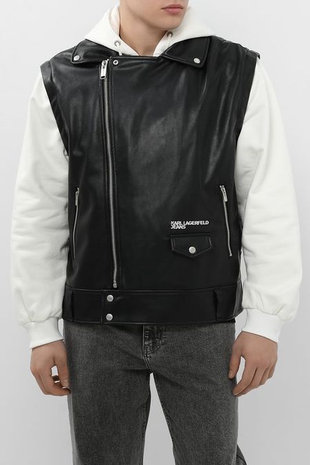 Жилет из искусственной кожи Karl Lagerfeld Jeans 19417₽