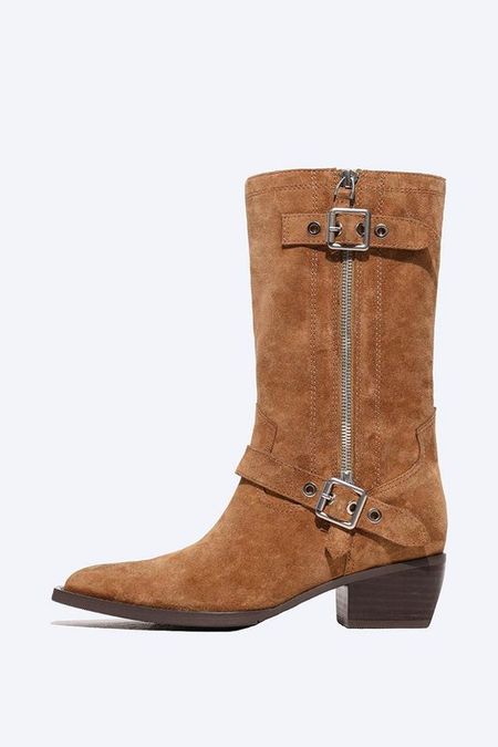 Сапоги на молнии с пряжками VITACCI 14505₽