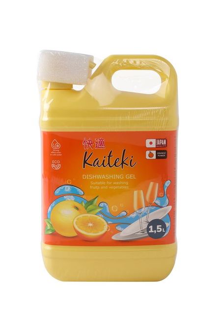 Средство для мытья посуды Апельсин 15 л Kaiteki 490₽
