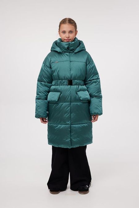 Пальто утепленное с капюшоном GnK 12150₽