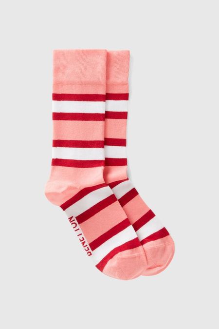 Носки хлопковые классические в полоску Benetton Undercolors