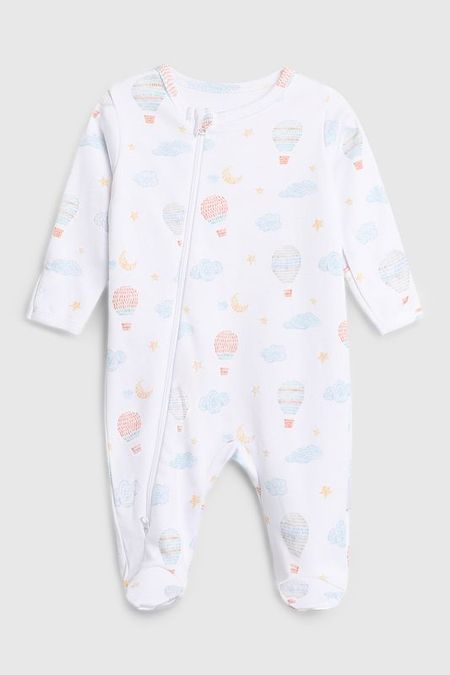 Комбинезон хлопковый на молнии с принтом Aspaya 1192₽