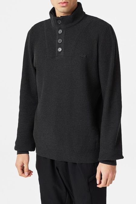 Джемпер хлопковый с воротником на пуговицах Lacoste 30980₽