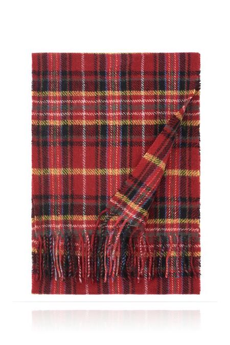 Шарф шерстяной в клетку MICHEL KATANA 1990₽