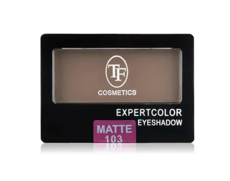TF Тени для век компактные ExpertColor EyeShadow Mono тон 103 молочный шоколад/матовый