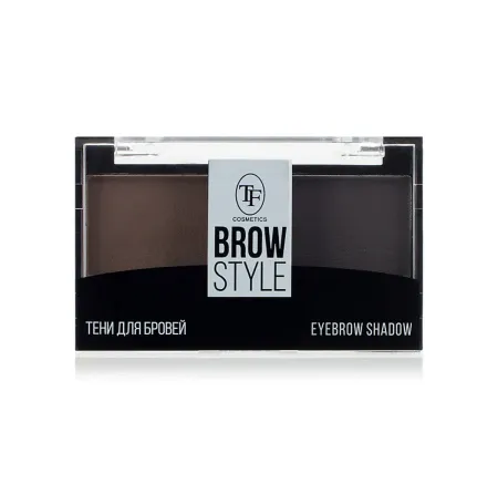 TF Тени для бровей BROW STYLE тон 53 темно-коричневый и черный бархат