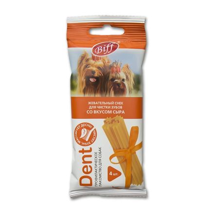 Жевательный снек Titbit Dent со вкусом сыра для мелких собак - 40 г 47₽