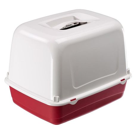 Ferplast Toilet Home Clear Cat 10 туалет для кошек закрытый угольный - 36x47xh35 см 1711₽