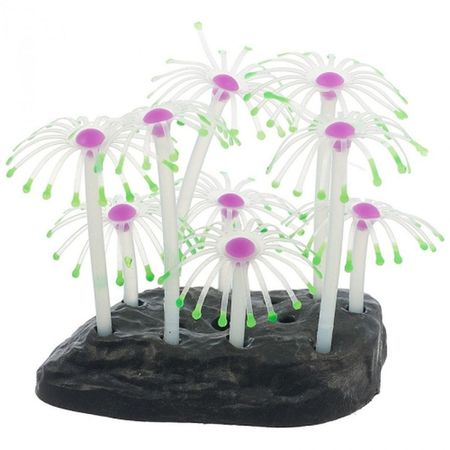 Gloxy флуоресцентная аквариумная декорация анемон 85x7x95 см 391₽
