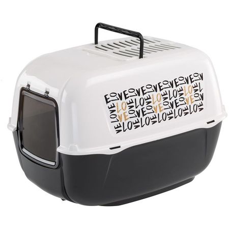 Ferplast Toilet Home Prima Decor Gold туалет для кошек закрытый угольный золотой - 395x525xh38 см 2956₽