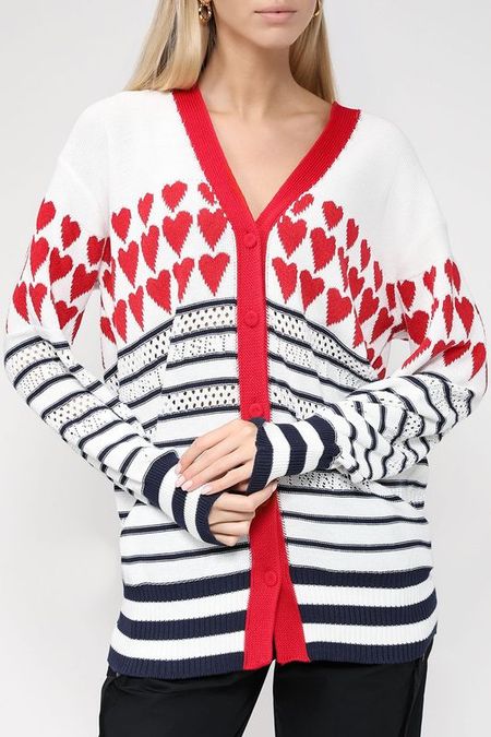 Хлопковый кардиган с принтом TWINSET 10390₽