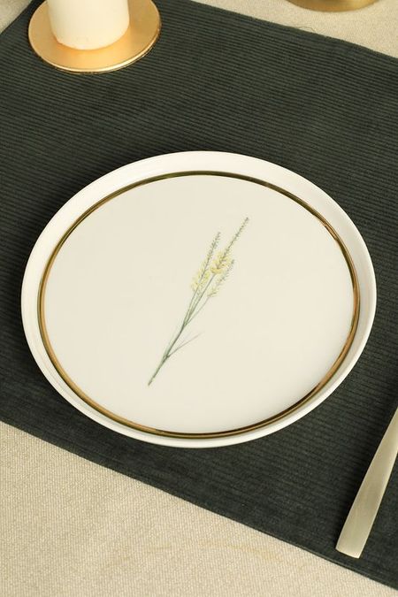 Тарелка десертная из фарфора Botanical Porland 1492₽