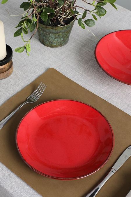 Фарфоровая плоская тарелка Porland 1342₽