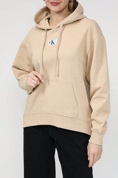 Худи хлопковое с карманом Calvin Klein Jeans 9288₽