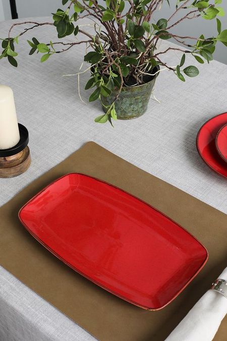 Фарфоровое блюдо Seasons Red Porland 1792₽