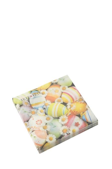 Салфетки 3-х слойные Ромашки из яиц 20шт Paw 292₽