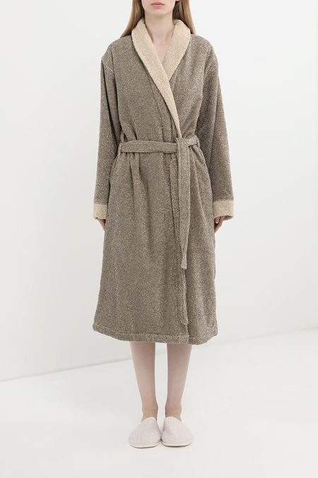 Халат хлопковый Quadro Plural Casa Lusso 4492₽