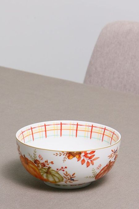 Салатник фарфоровый с принтом Тыква Easy Life 690₽