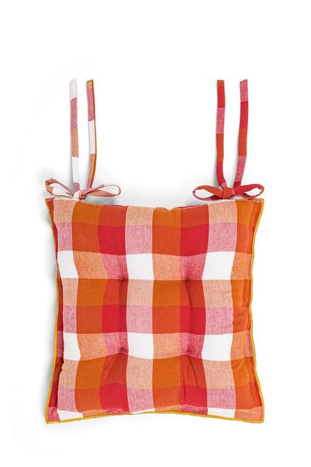 Подушка на стул в клетку COINCASA 1890₽