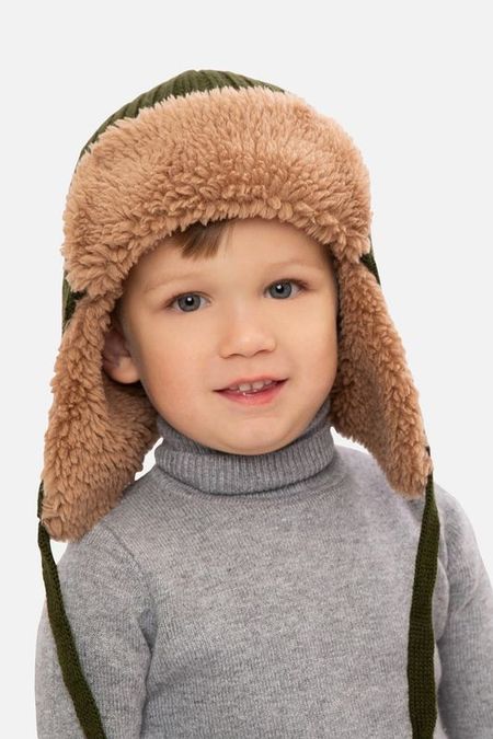 Шапка-ушанка с меховой опушкой Totti 2070₽